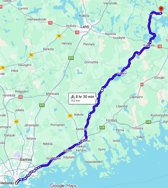 Helsinki Myrskylä Artjärvi Kausala Jaala