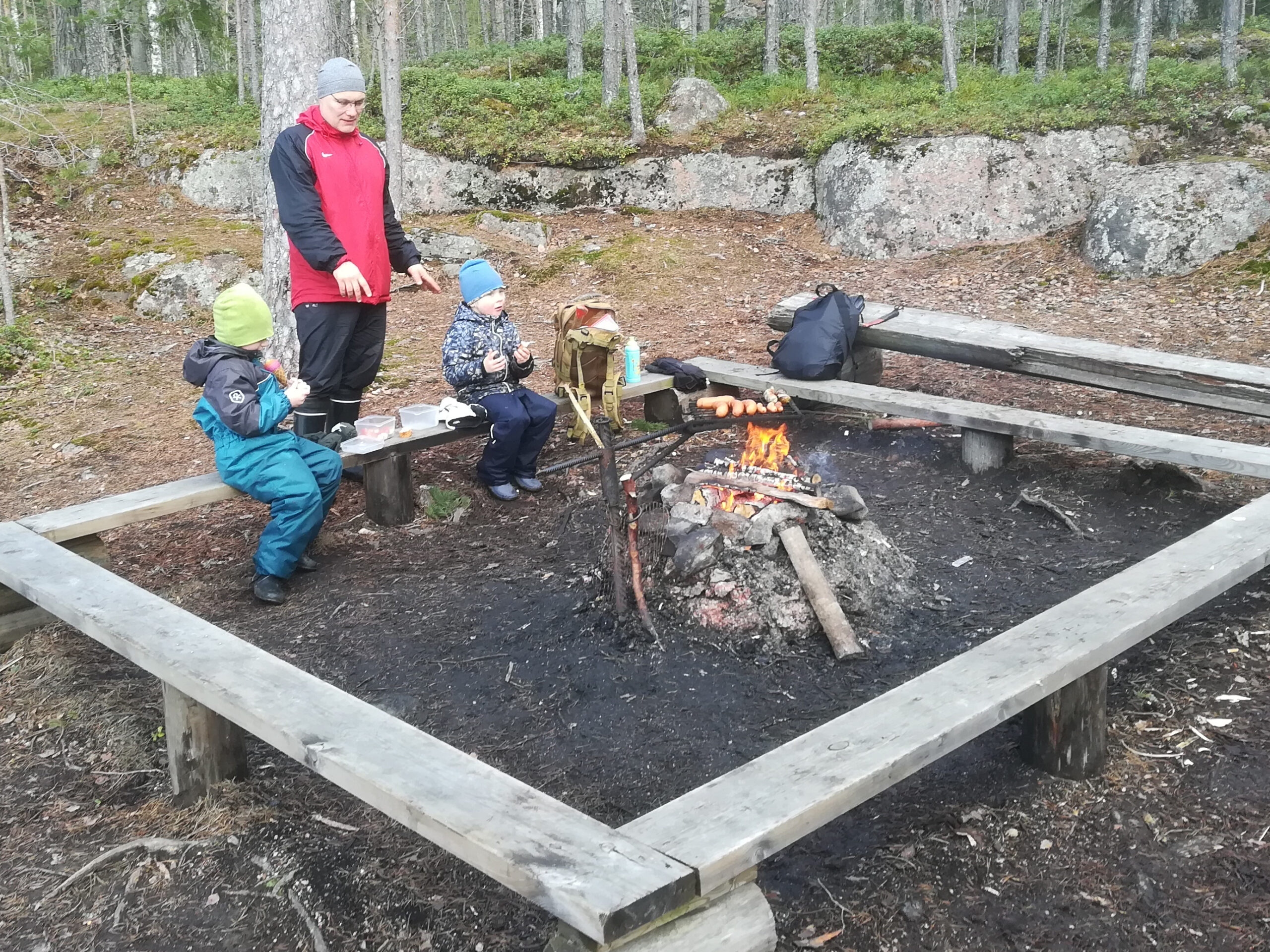 Nuotiopaikka Paistjärvi